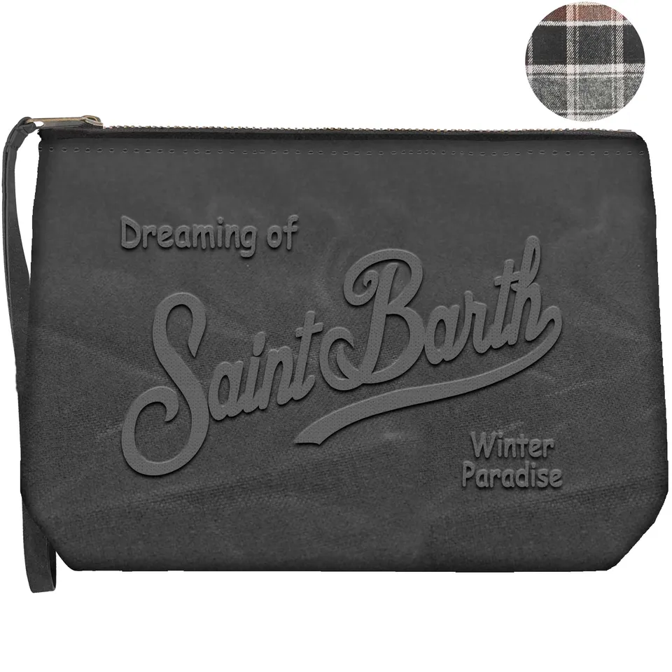 MC2 Saint Barth Aline Wax Pochette Nero Nylon