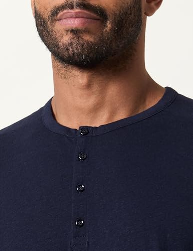 Benetton Serafino T-Shirt Maglietta Misto Lino Relax