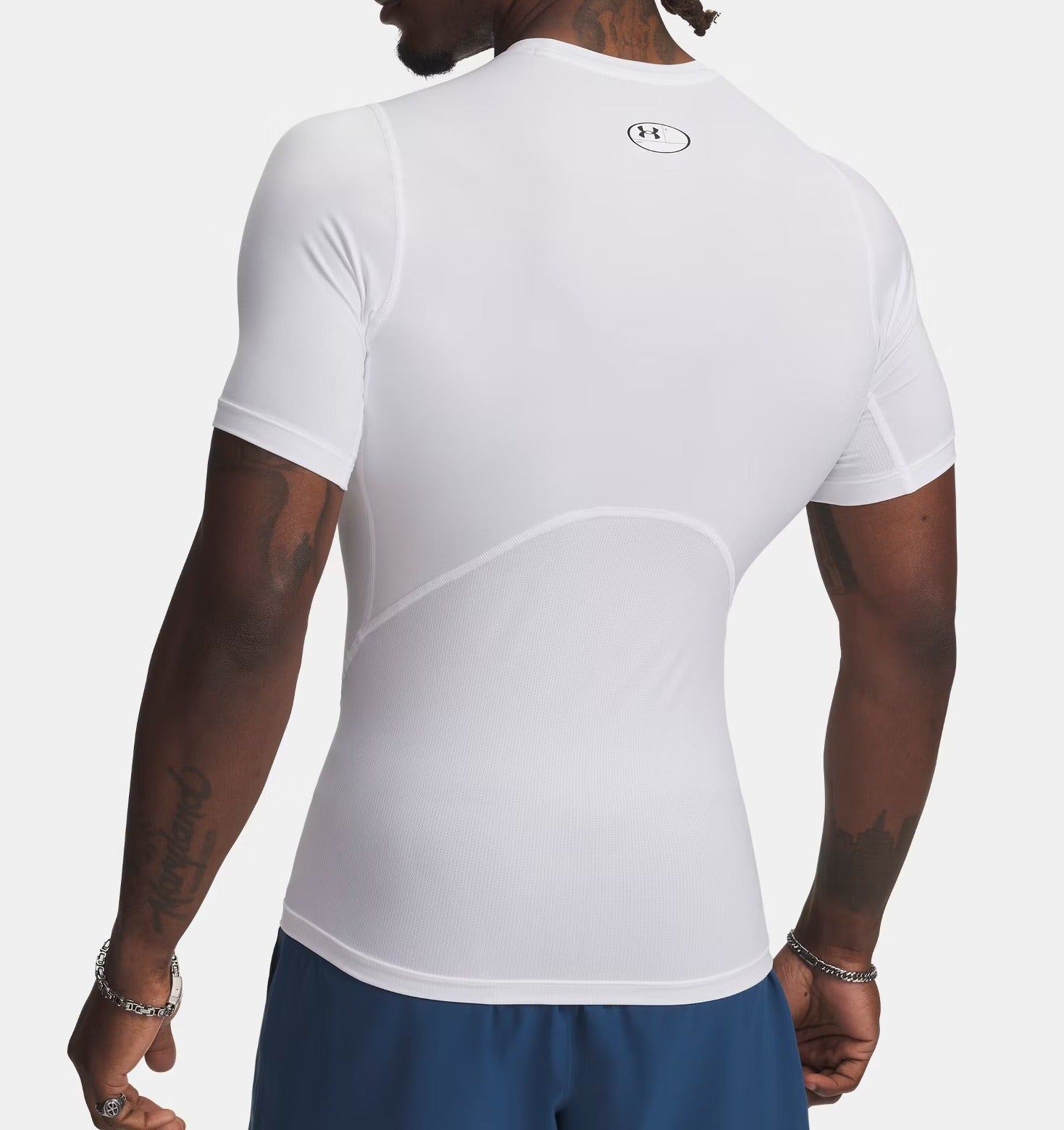 Under Armour 77-1361518 T-Shirt HeatGear Bianca SM