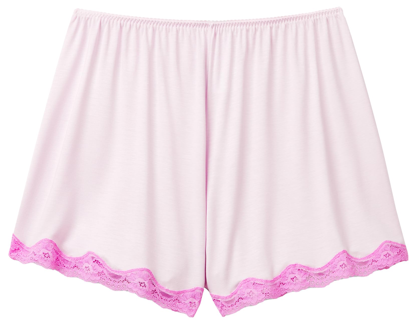 Benetton 3z123900v Short Pigiama Donna S Rosa Viscosa