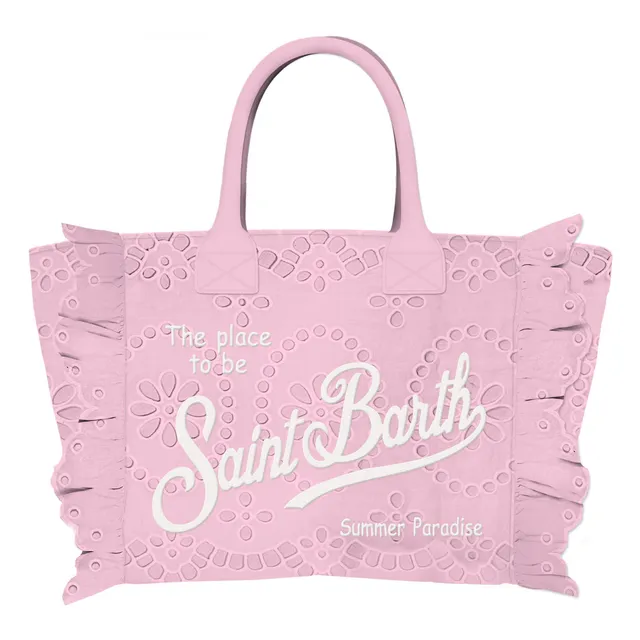 MC2 Saint Barth Colette borsa donna rosa sangallo volant