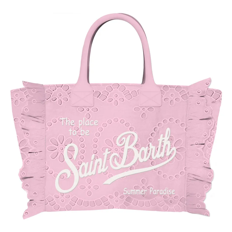 MC2 Saint Barth Colette borsa donna rosa sangallo volant