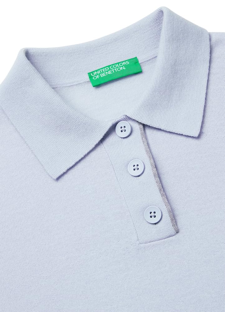 Benetton Polo M/M maglia polo lana extrafine manica corta