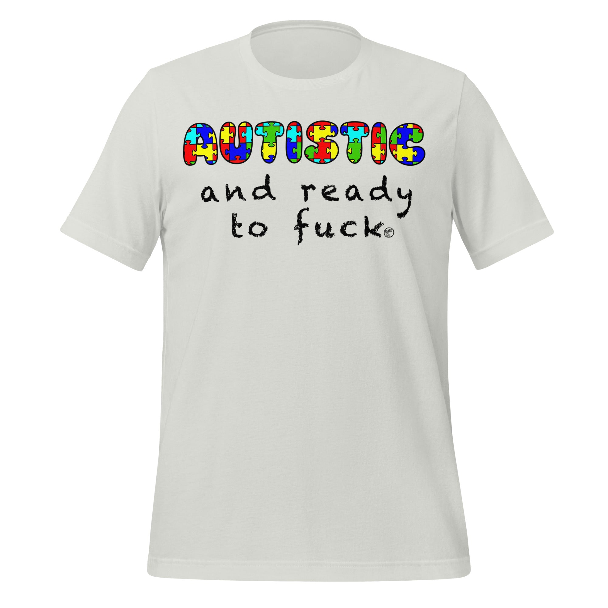 Pure Trash Autistic and Ready t-shirt uomo bacca