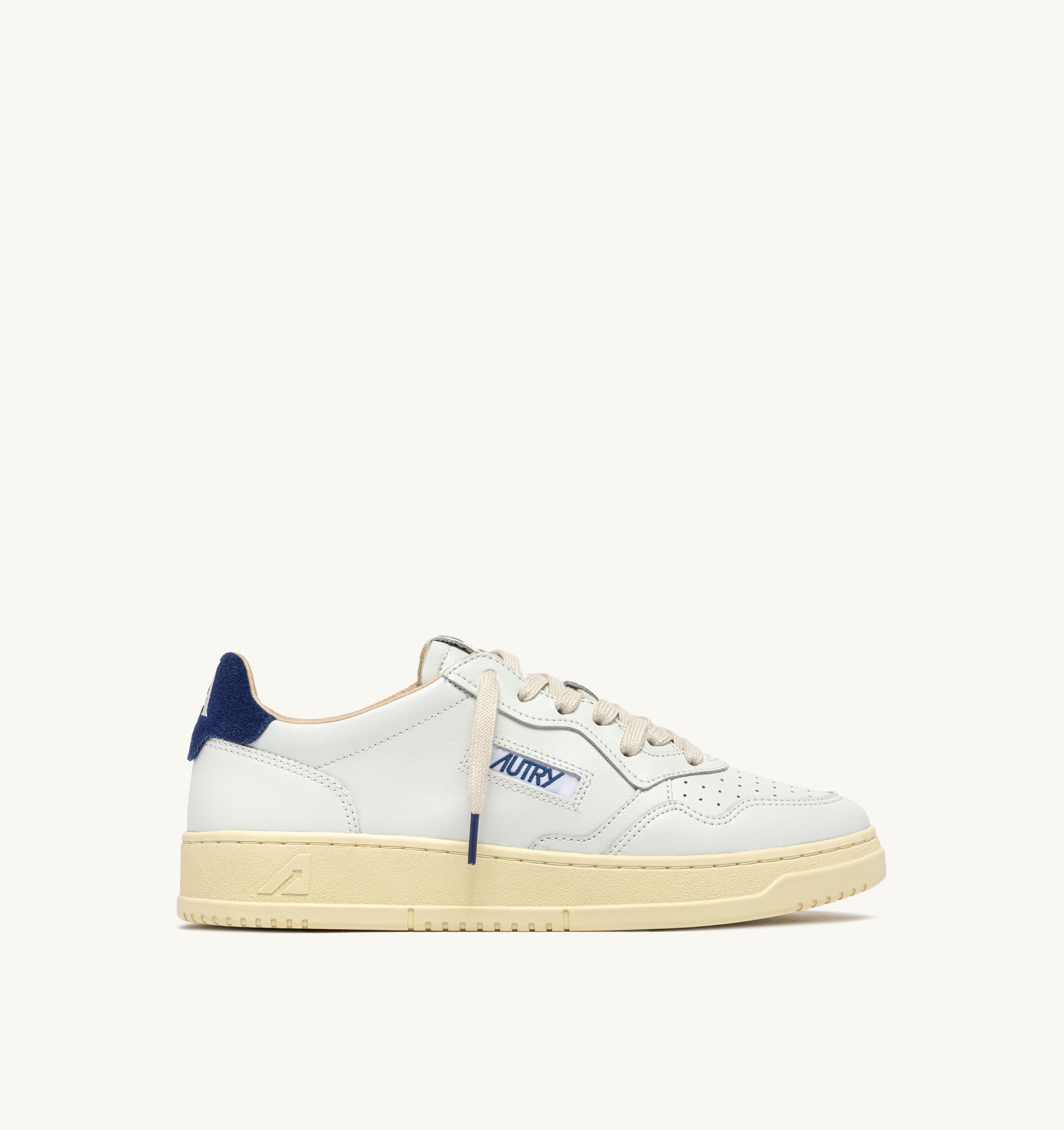 Autry Medalist Low AULM Sneaker Uomo White Blue Depth
