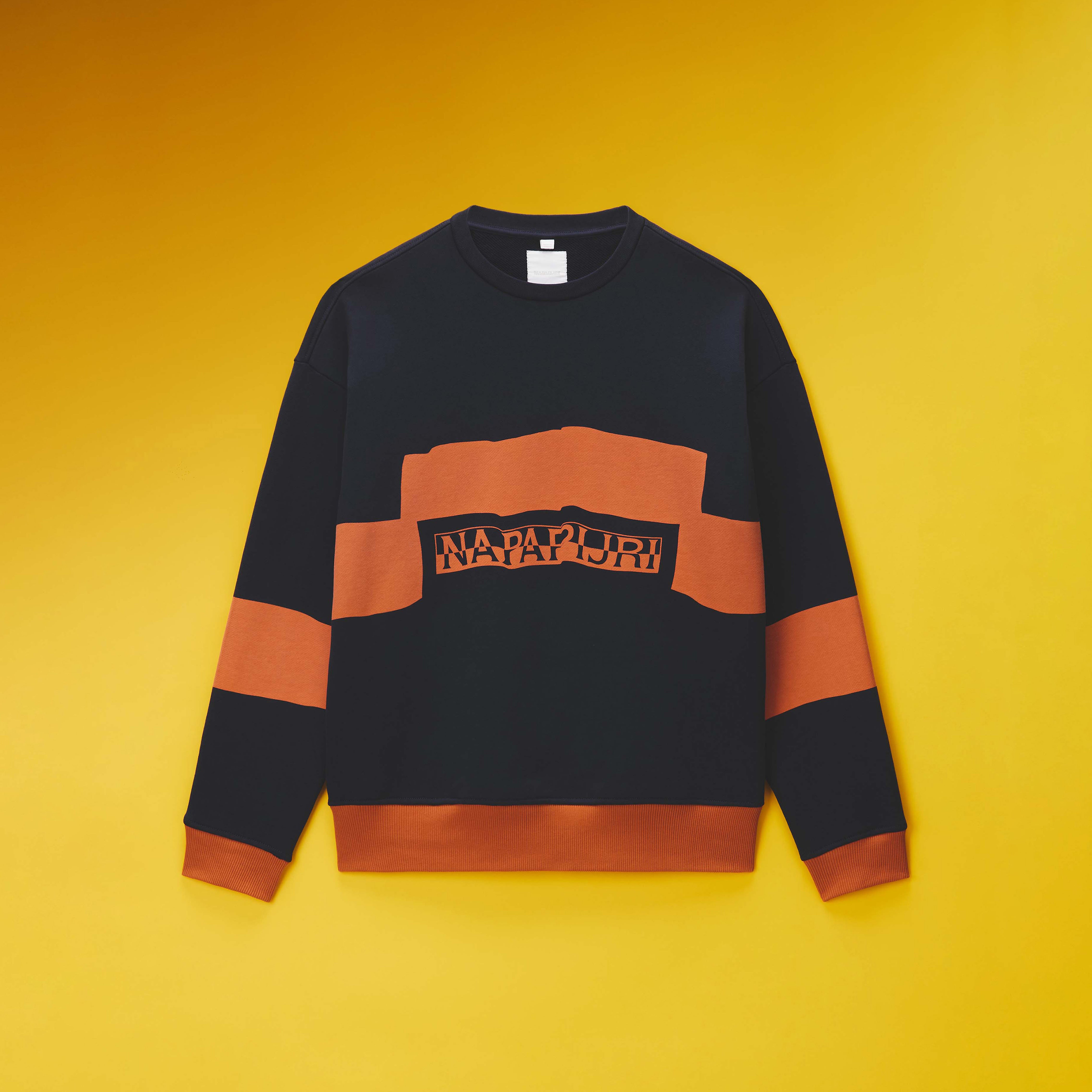 Martine Rose Bacchus felpa blu cotone oversize