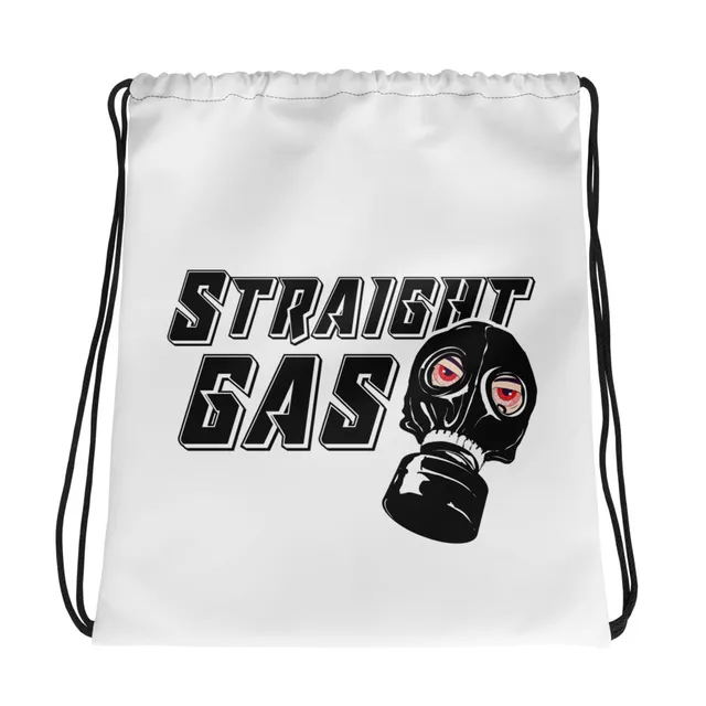 Straight Gas Drawstring Sacca Palestra Poliestere Stampa colorata