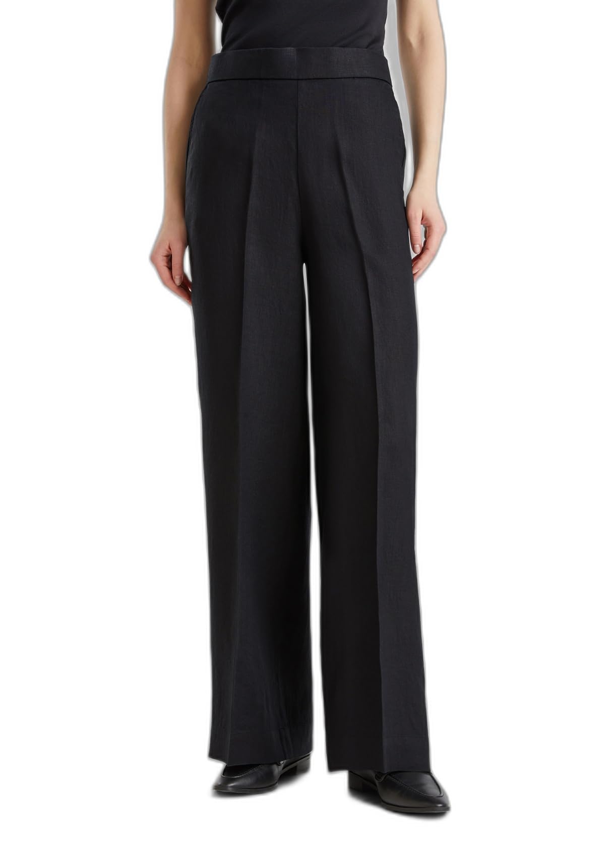 Benetton Pantaloni Pantalone Donna 4aghdf08k S Lino