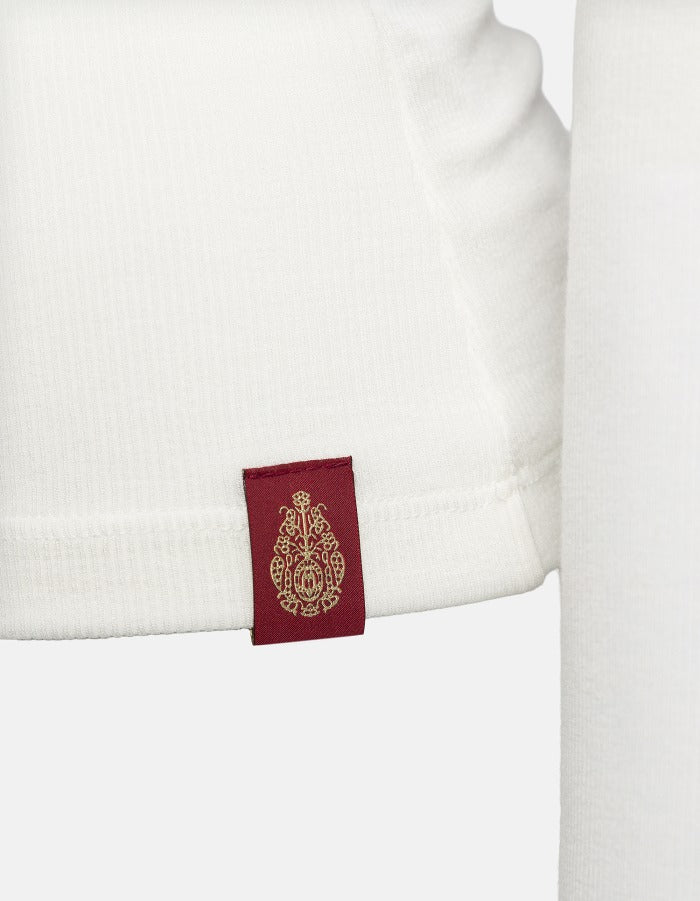 Dondup DS126 JS0336D Maglia Costine Bianco