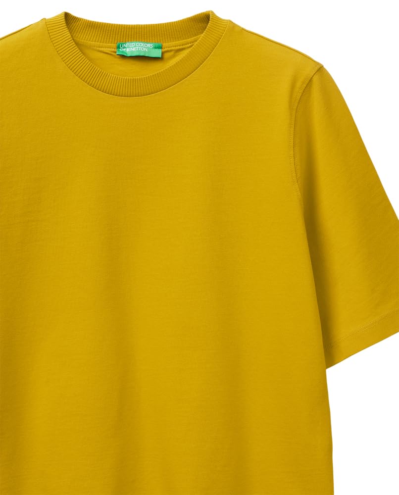 United Colors of Benetton 3BL0E17G5 T-shirt boxy XS gialla