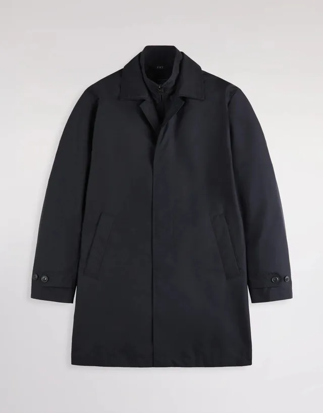 Fay Morning Coat NAM6252 cappotto uomo blu tecnico