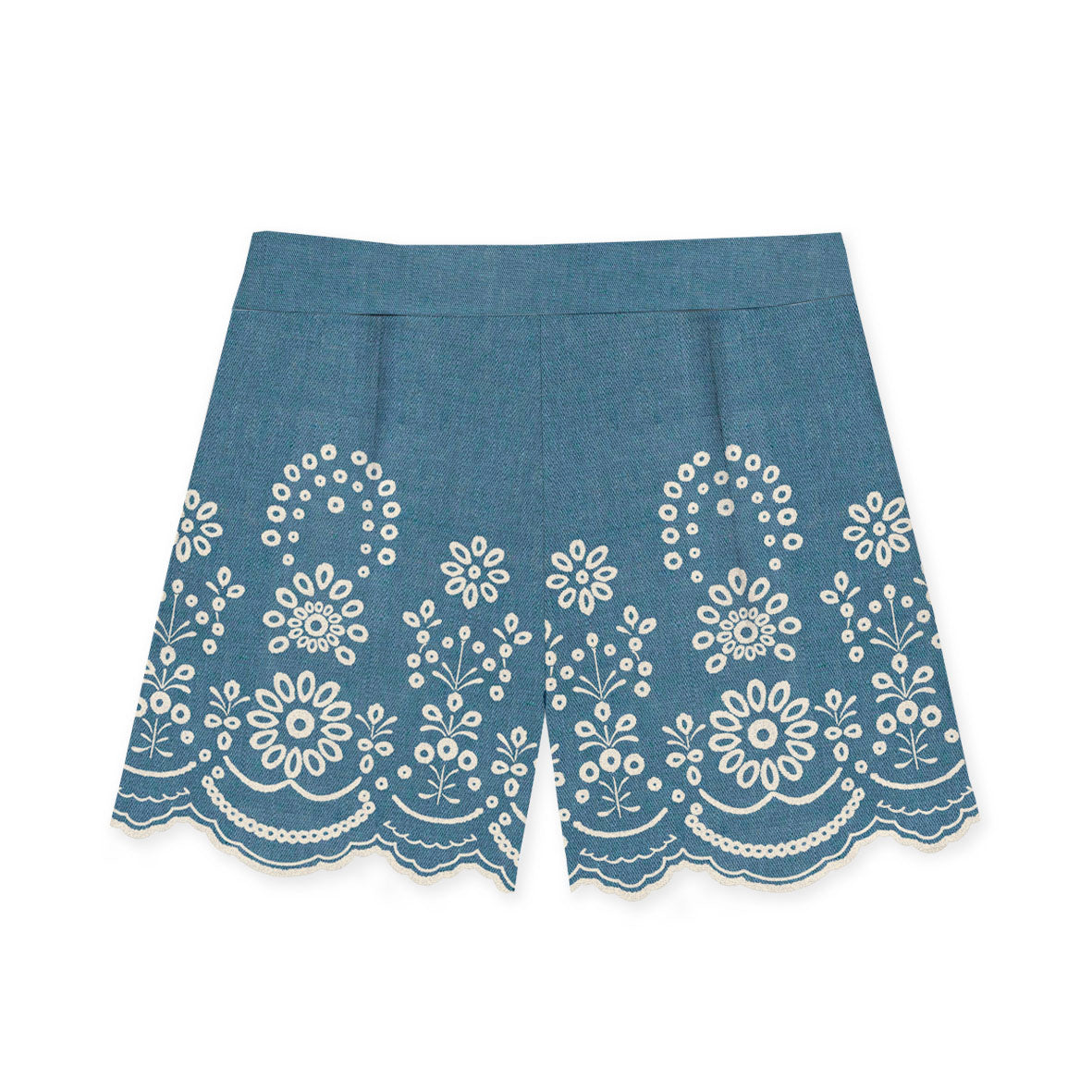 MC2 Saint Barth Amani 00473L Shorts Donna Blu Chambray