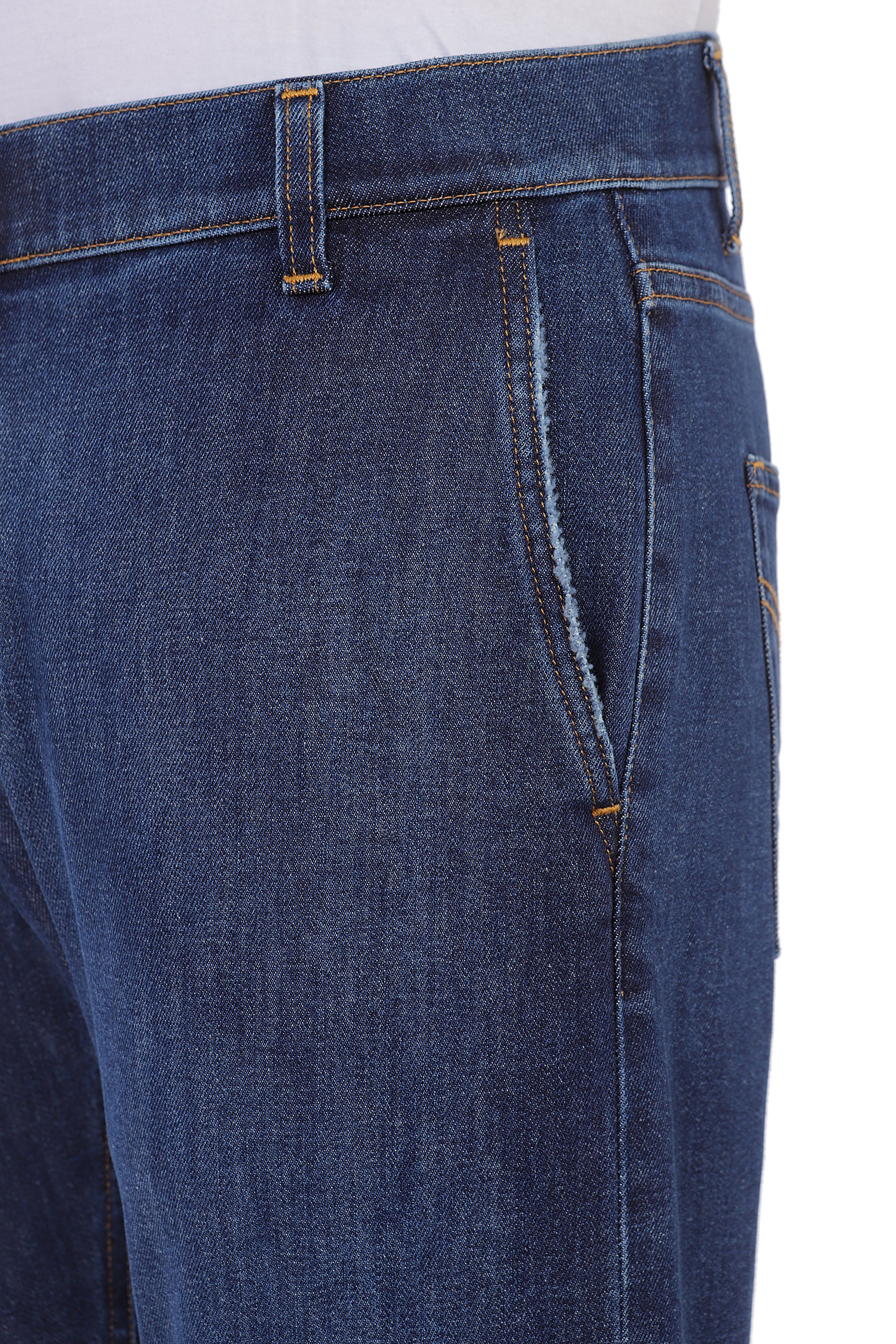 Dondup Jeff UP641 jeans uomo blu carrot denim