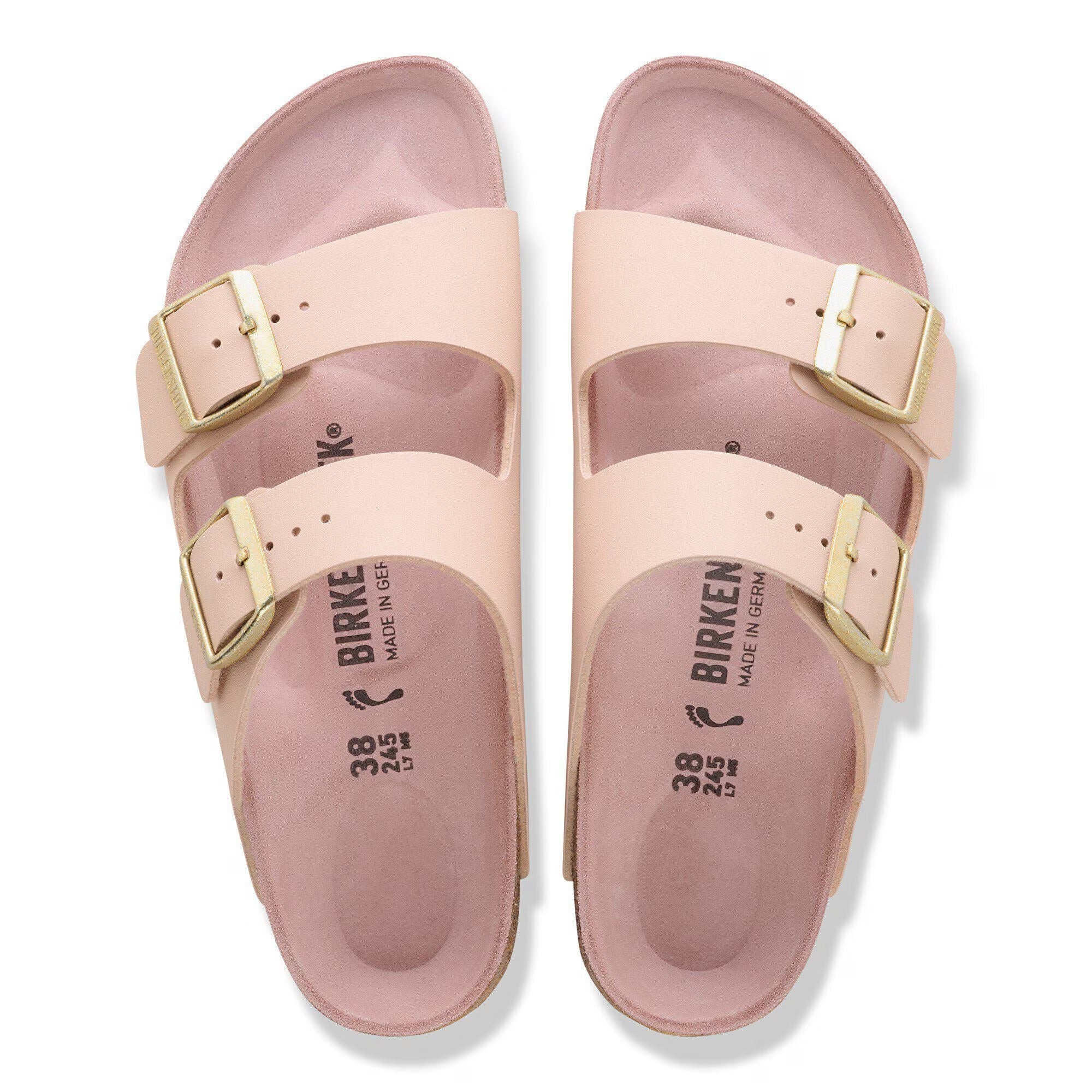 Birkenstock Arizona 1031525 ciabatta donna beige rosa sughero