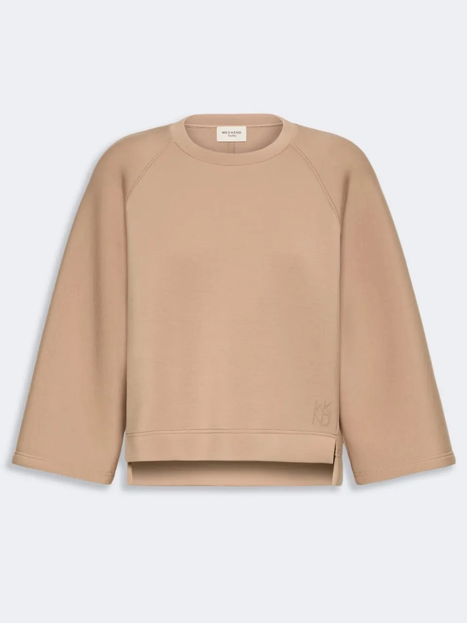Weekend Max Mara Vasto Felpa Donna Modal Cuoio