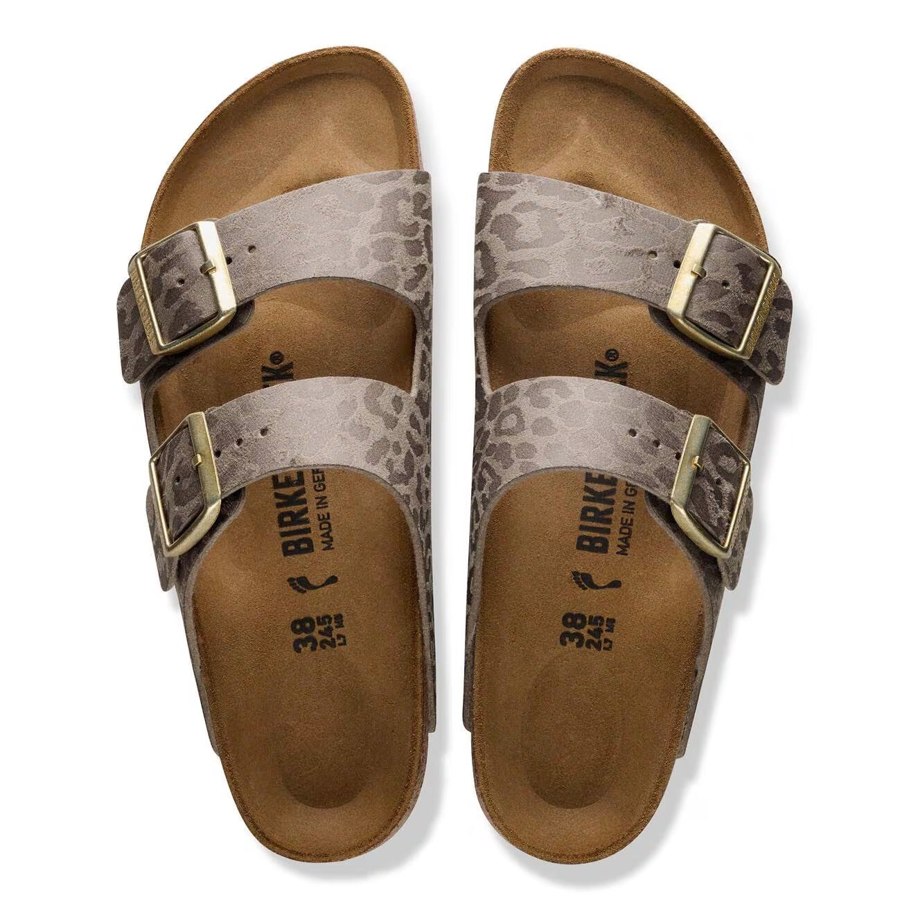 Birkenstock Arizona 1031941 ciabatta grey taupe leo
