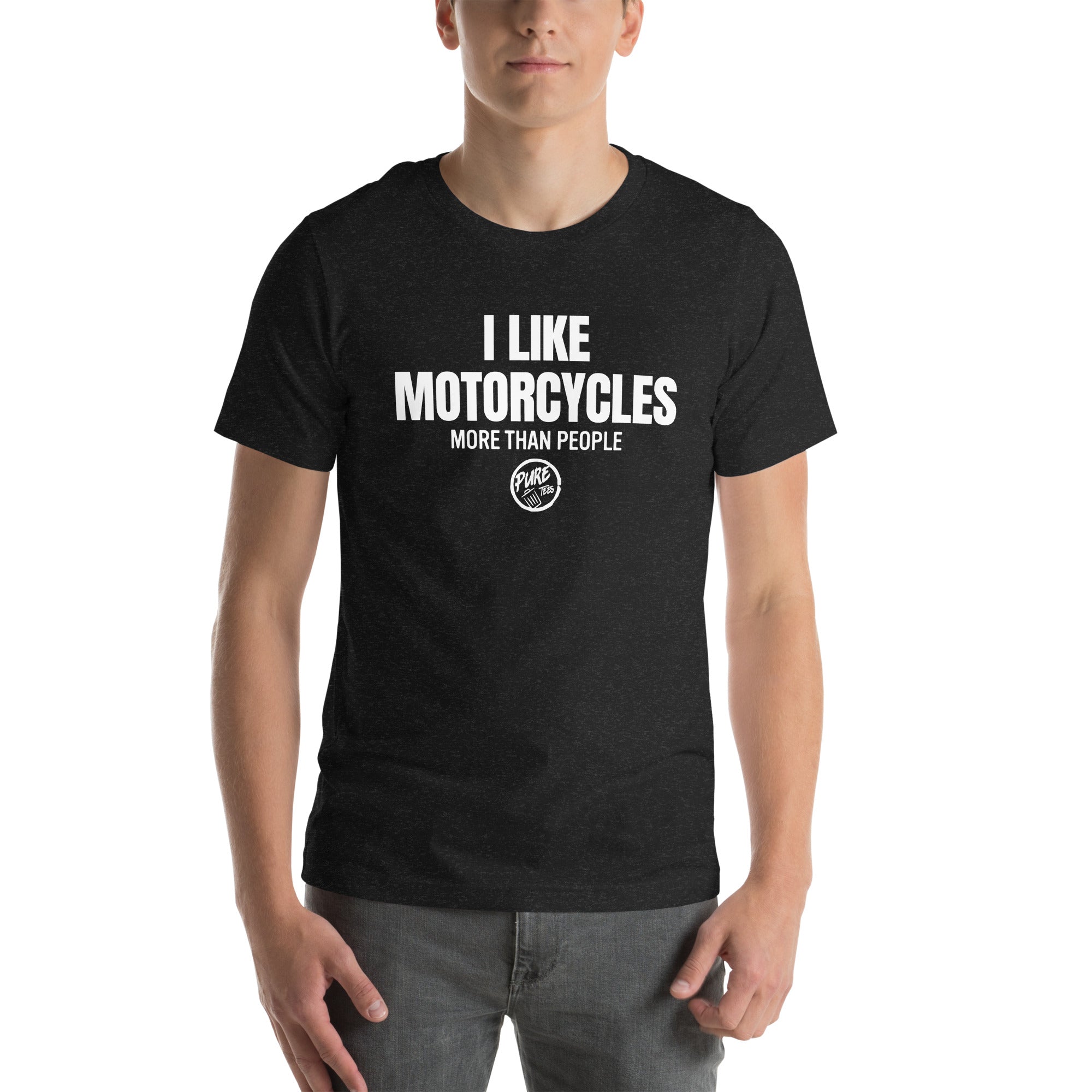 Pure Trash I like Motorcycles maglietta uomo cotone biker