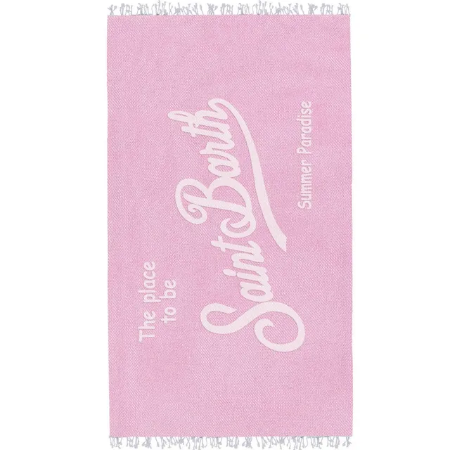 MC2 Saint Barth Foutas J N 01202L telo mare rosa cotone