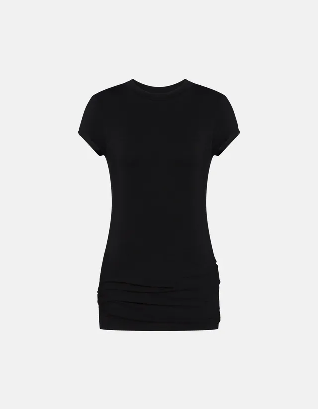 Dondup DS064 JS0312D T-Shirt Donna Slim Nera