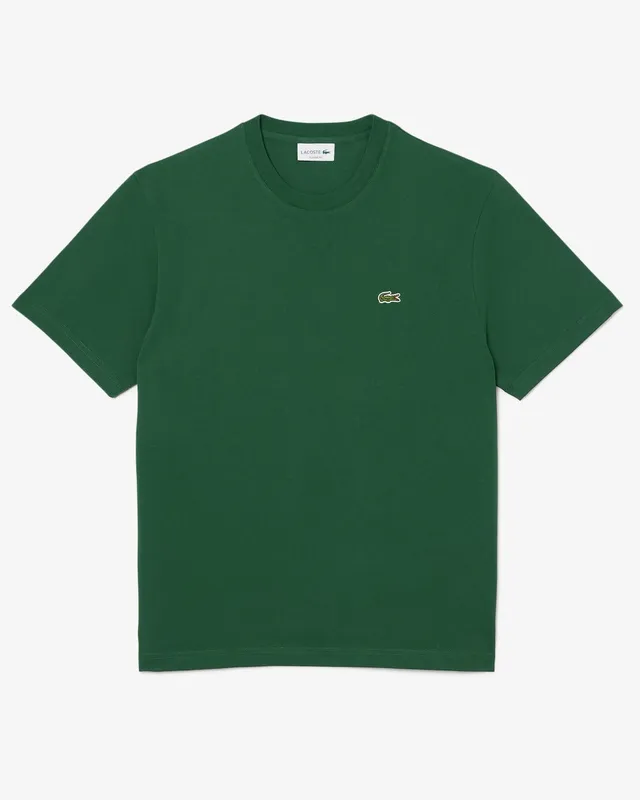 Lacoste TH7318 t-shirt uomo verde cotone