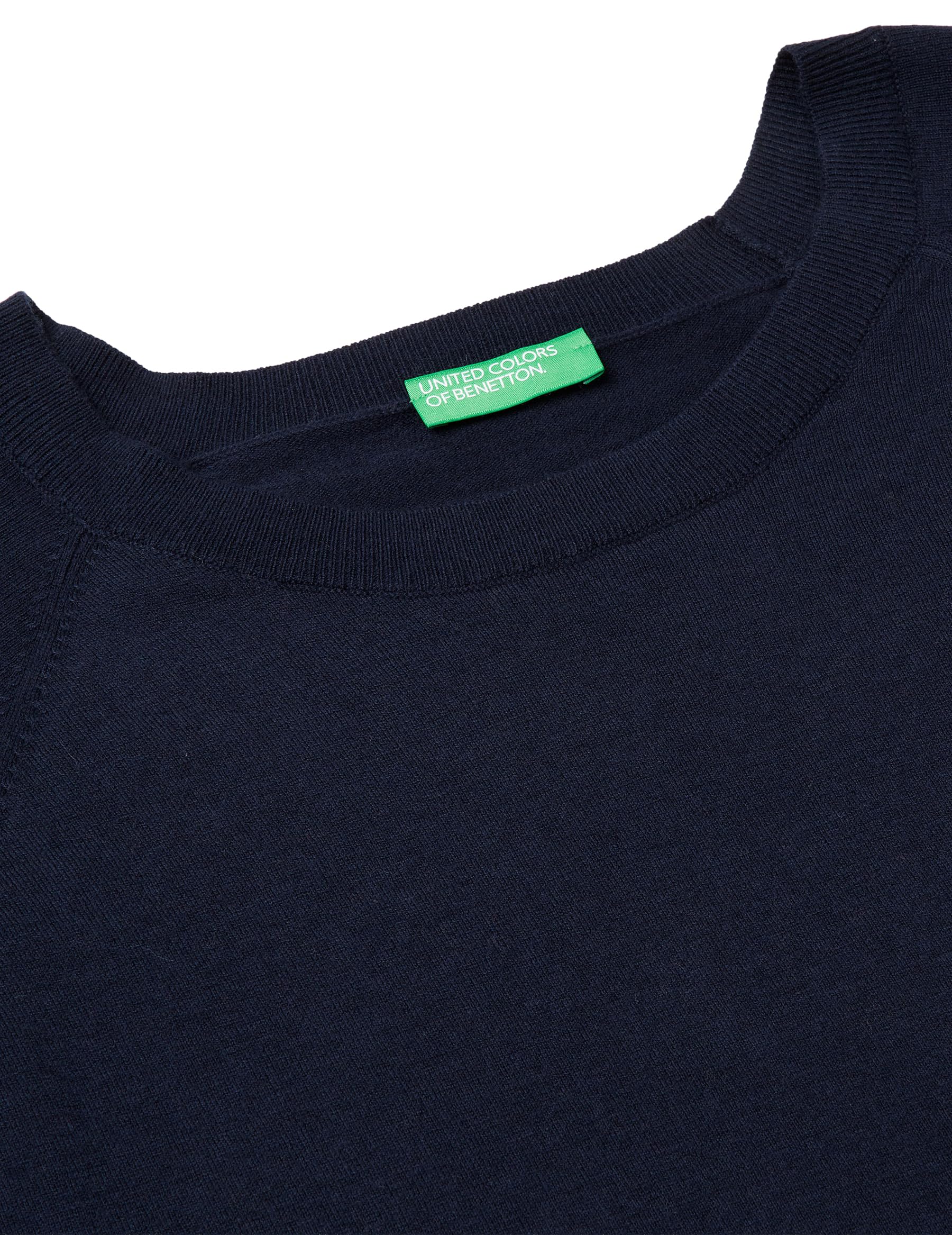 Benetton Maglieria 1y6sd10eg Maglione Donna Girocollo Cotone Lana