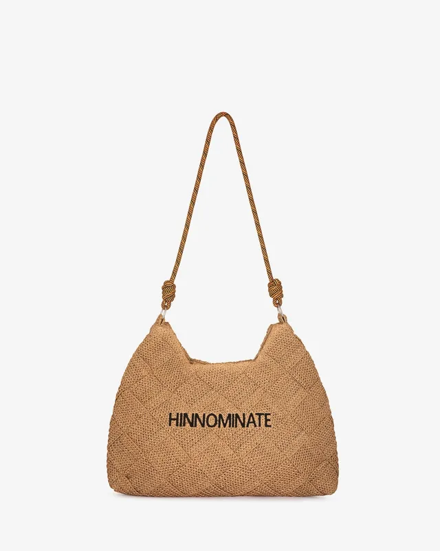 Hinnominate HMACW00201 borsa grande naturale raffia