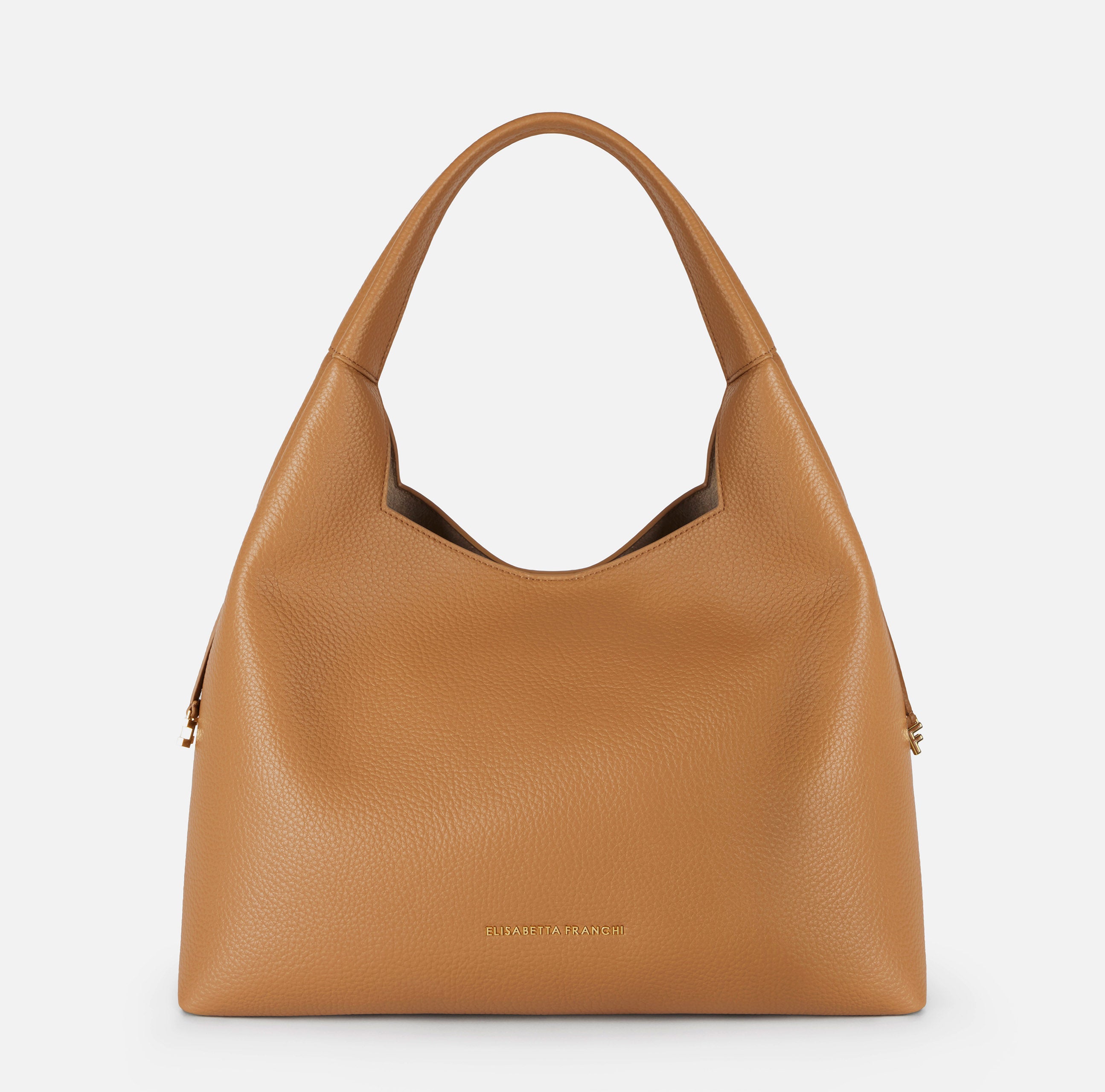 Elisabetta Franchi BS23A66E2 Borsa Hobo Daino Ecopelle