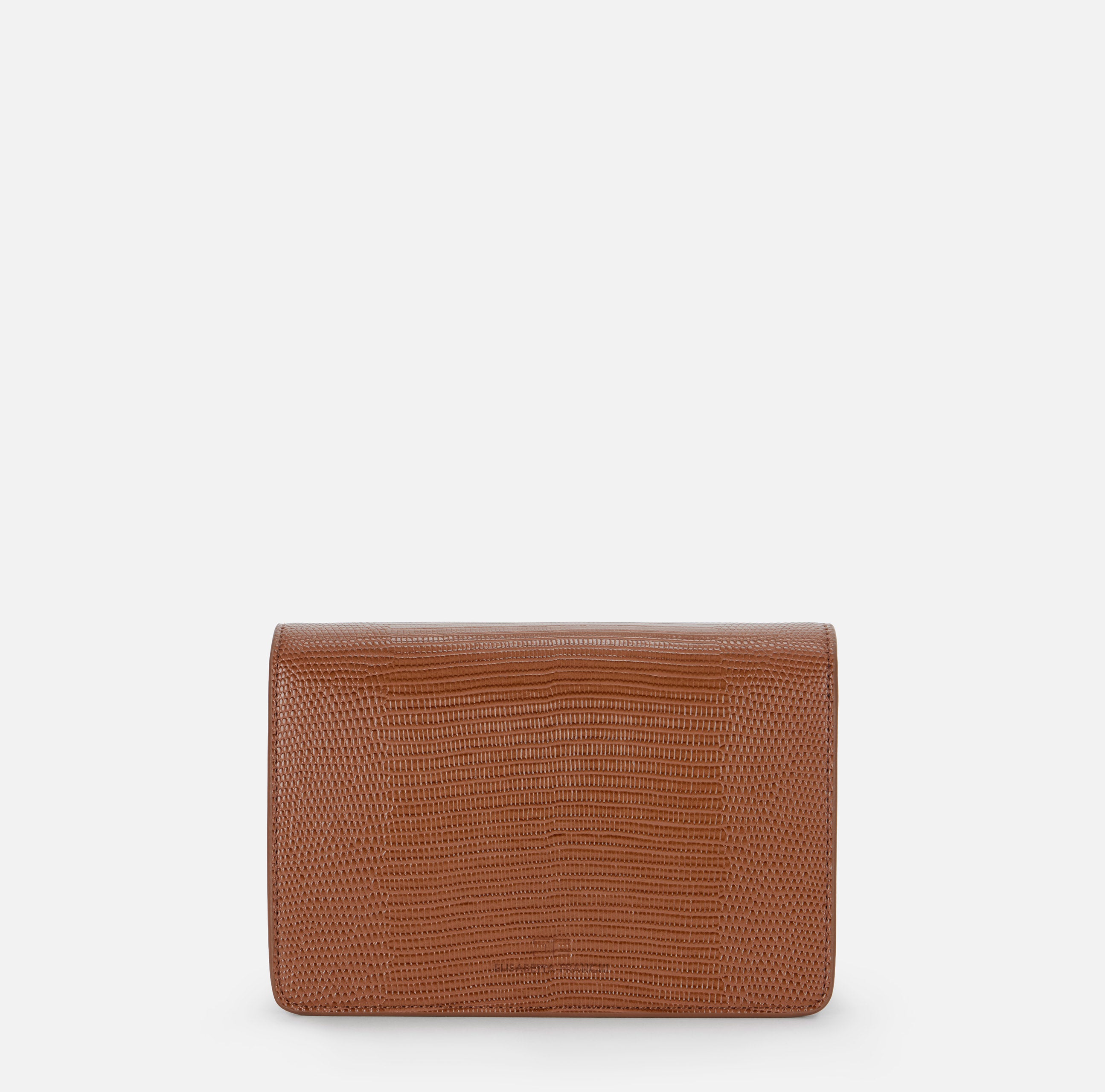Elisabetta Franchi BS09A66E2 Borsa Tracolla Sigaro Lucertola