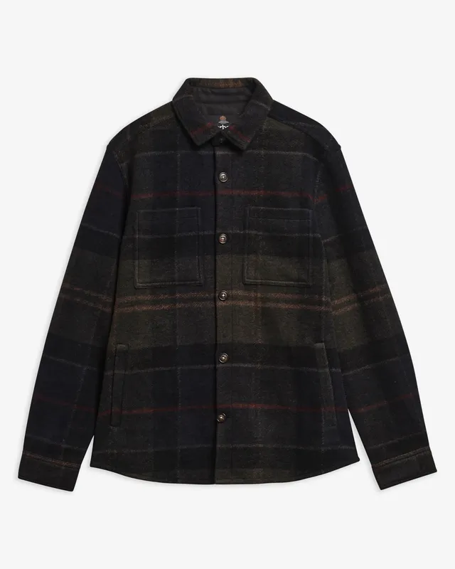 Barbour Woodlane MOS0511 Camicia Uomo Shadow Tartan