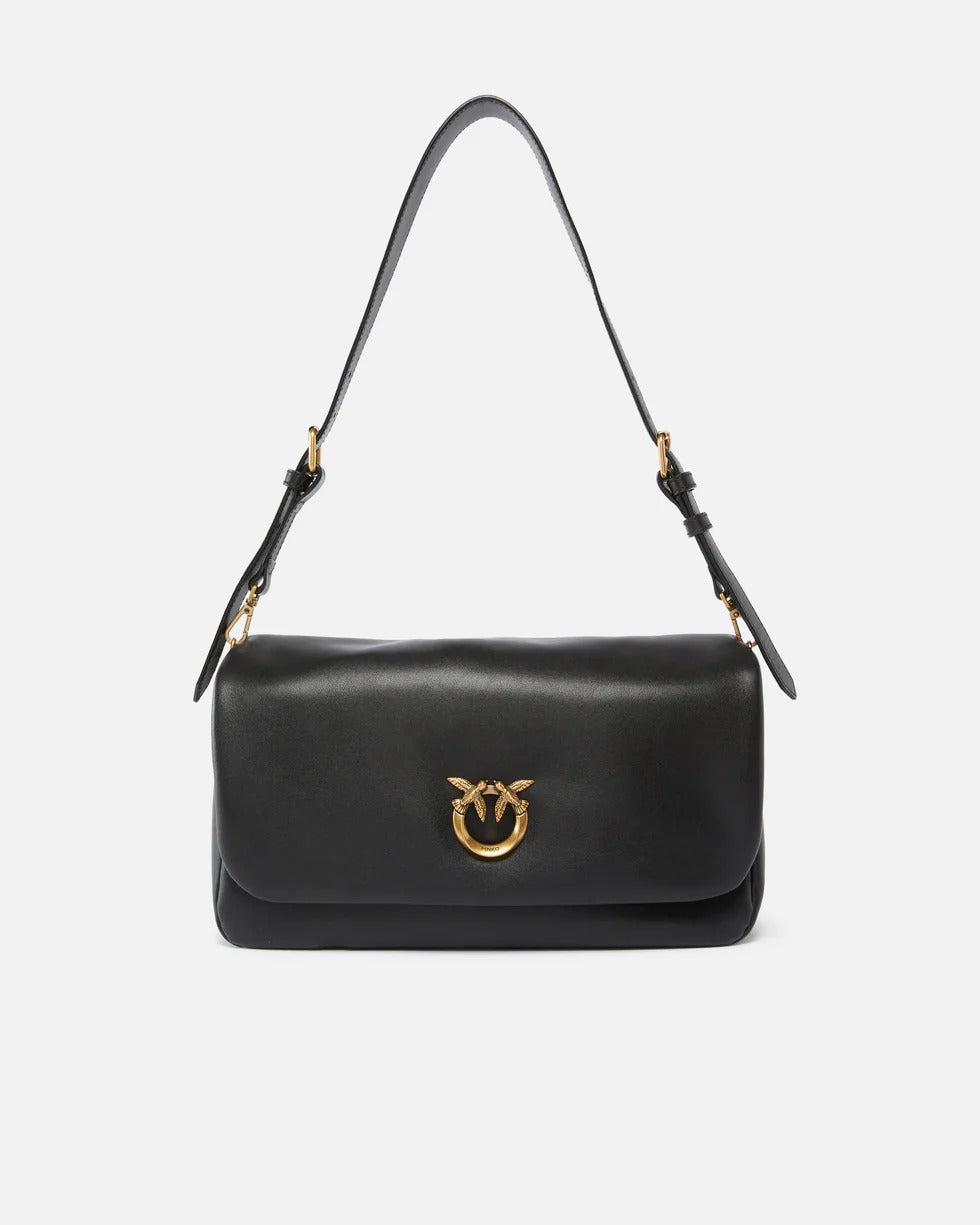 Pinko Love Click Soft 106178A0QO Borsa Nero Pelle