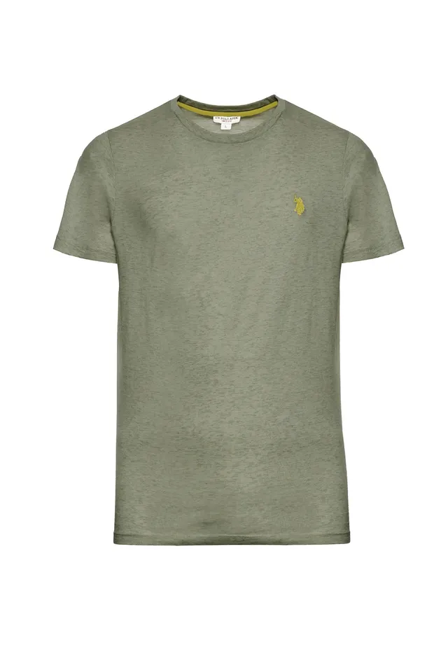 U.S. Polo ASSN. Micky US43154036 t-shirt verde militare cotone