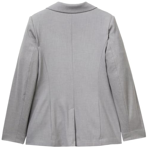 Benetton 2962DW02W Giacca Donna Grigio in Misto Viscosa 2 Bottoni