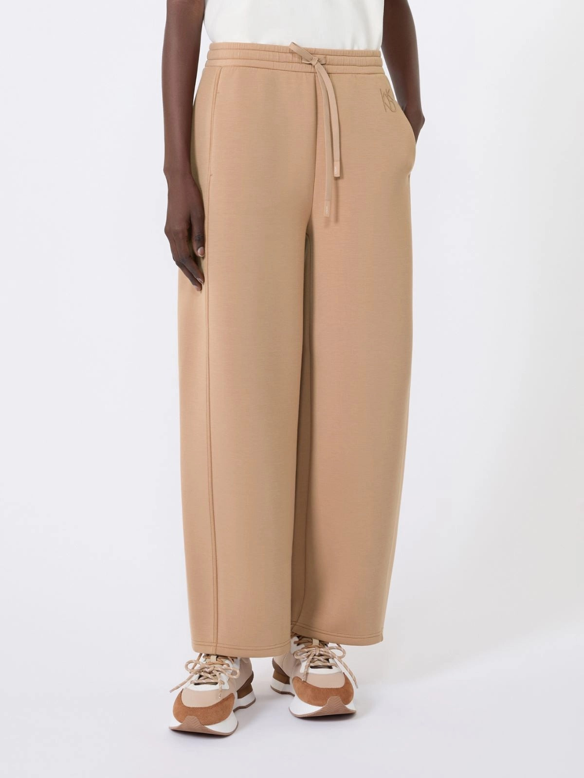 Weekend Max Mara Getto WKDGETTO003 Pantalone Scuba Cuoio