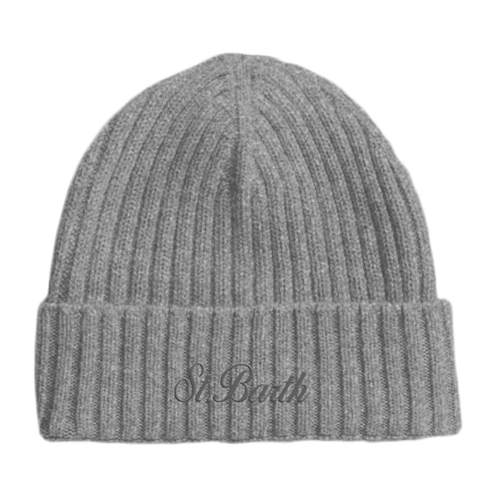 MC2 Saint Barth Wengen Wool berretto uomo grigio lana