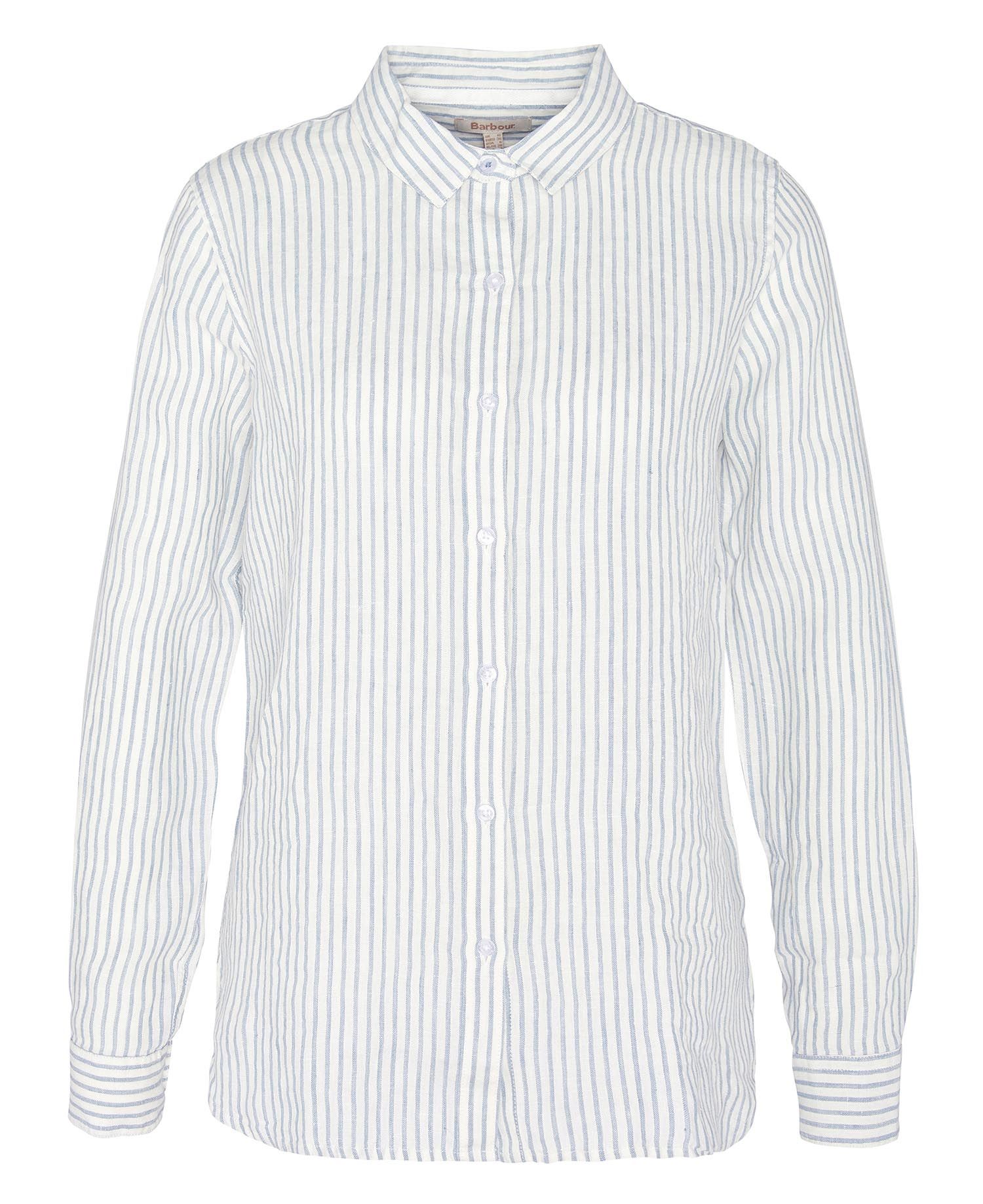 Barbour Marine LSH1315 camicia donna chambray stripe lino