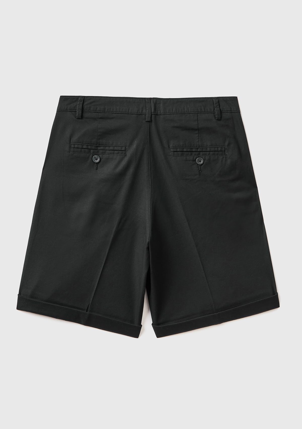Benetton Pantaloni Bermuda Donna Cotone Stretch