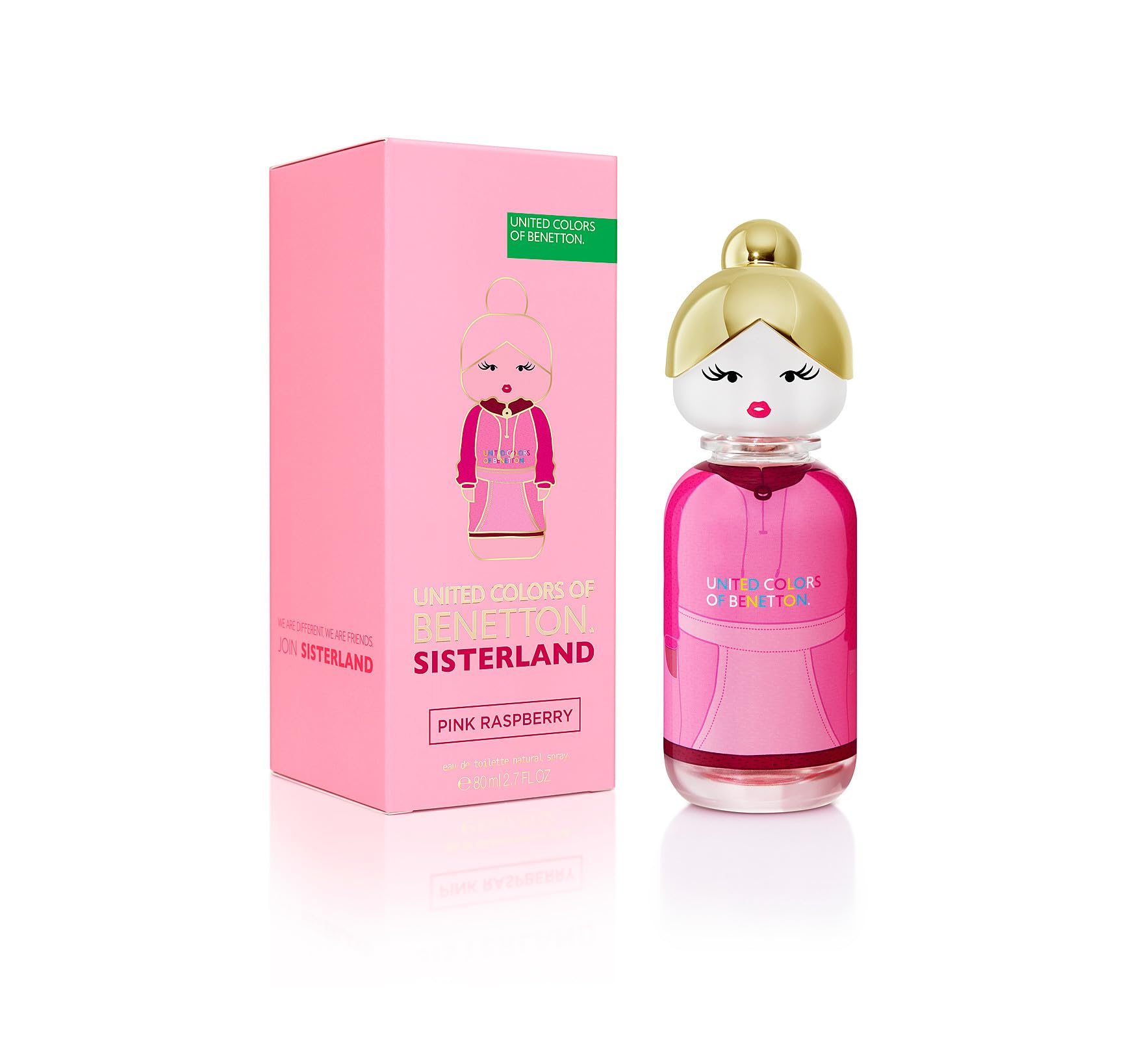 Benetton Sisterland Pink Raspberry profumo donna 80 ml floreale