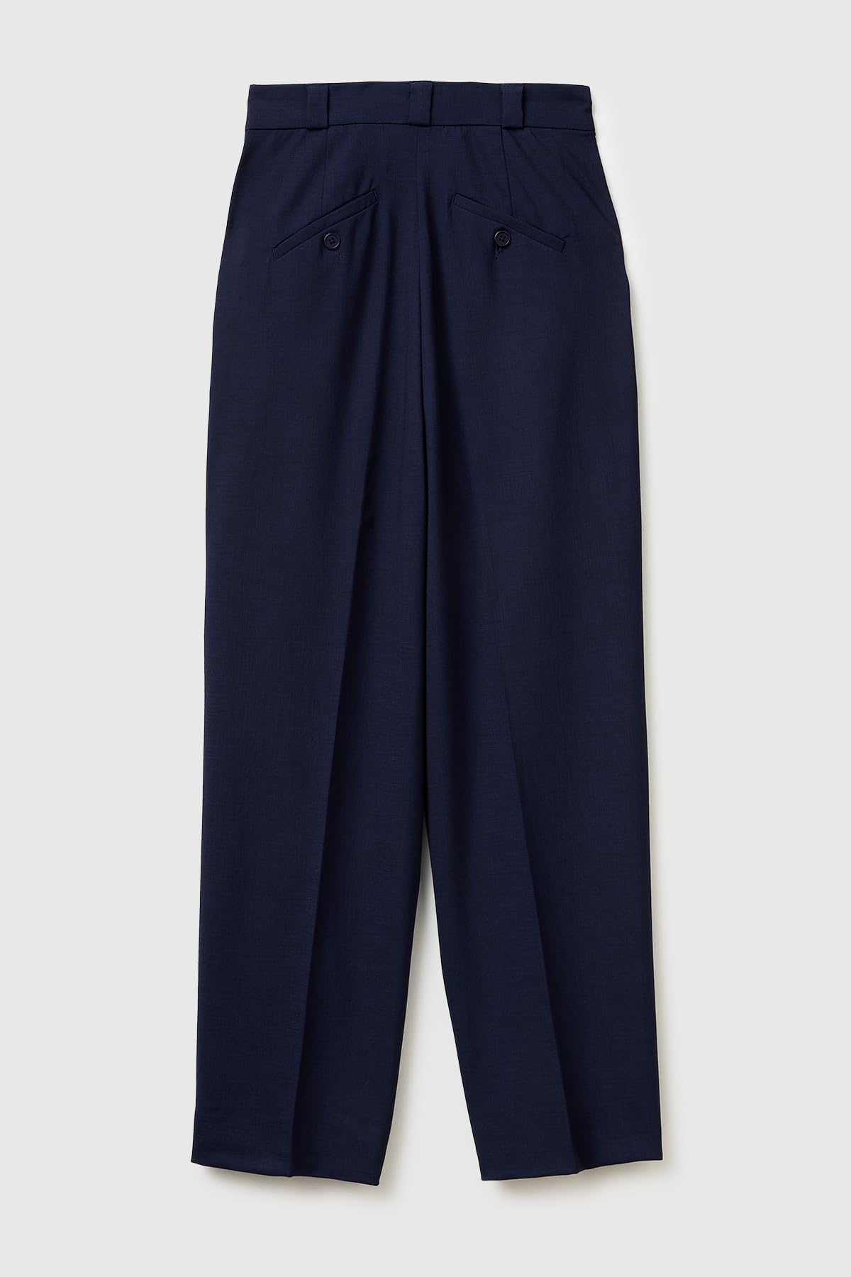 Benetton 4962df0ah Pantalone Carrot Fit Blu Donna