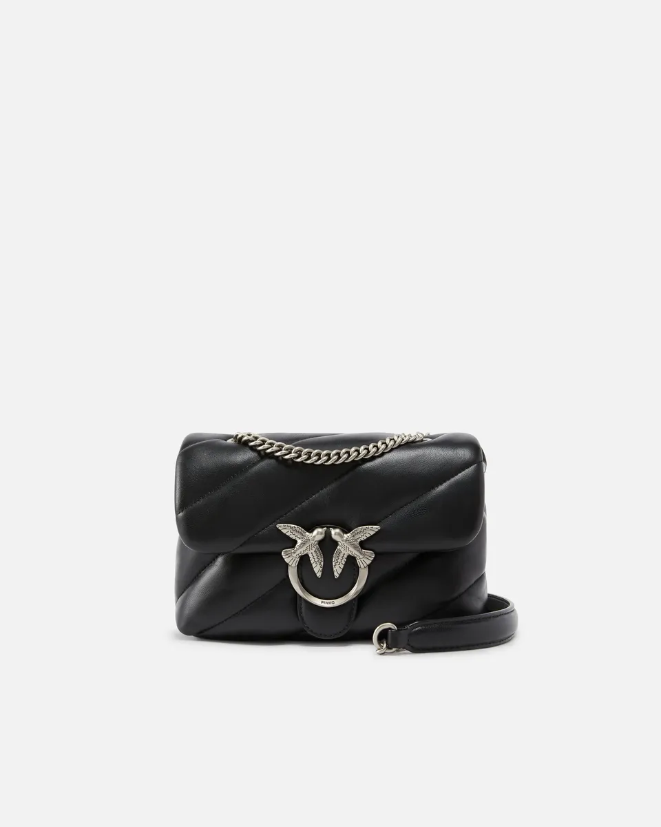 Pinko Love Puff Mini borsa donna nero nappa trapuntata