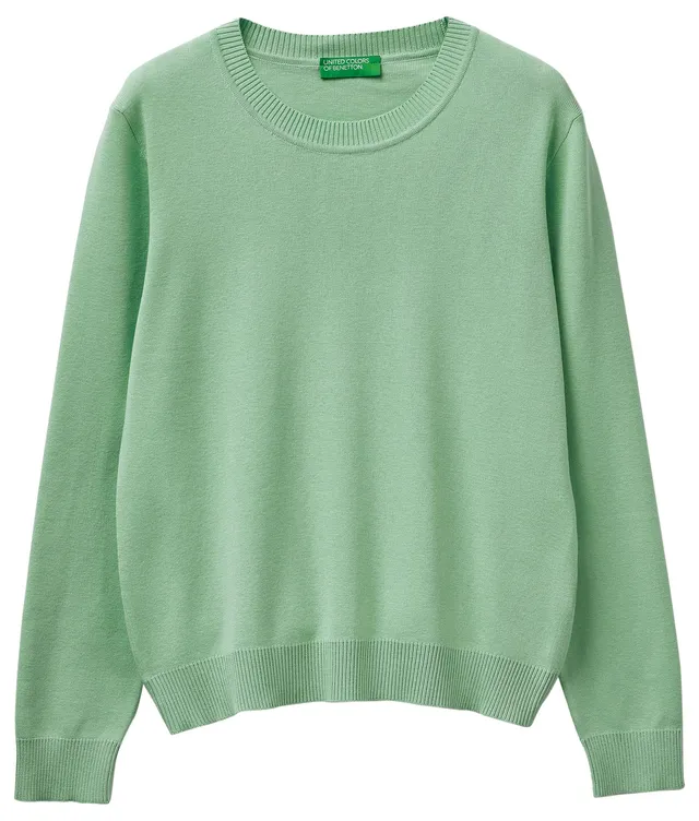 Benetton Maglieria Maglia G/C M/L maglia girocollo tinta unita
