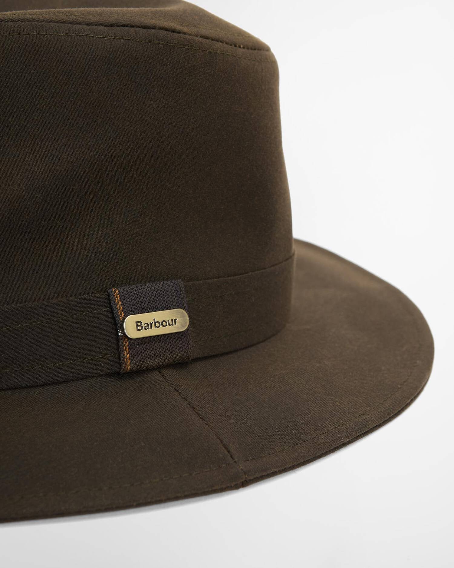 Barbour Fedora Wax LHA0401 cappello donna verde cotone cerato
