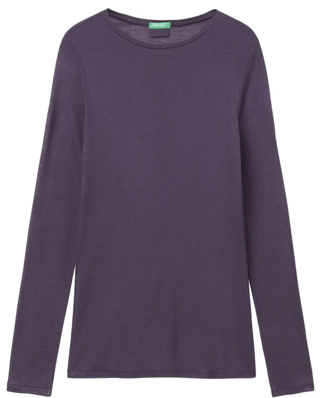 Benetton T-Shirt 3jib3m06i Maglietta Donna Viscosa Taglia L