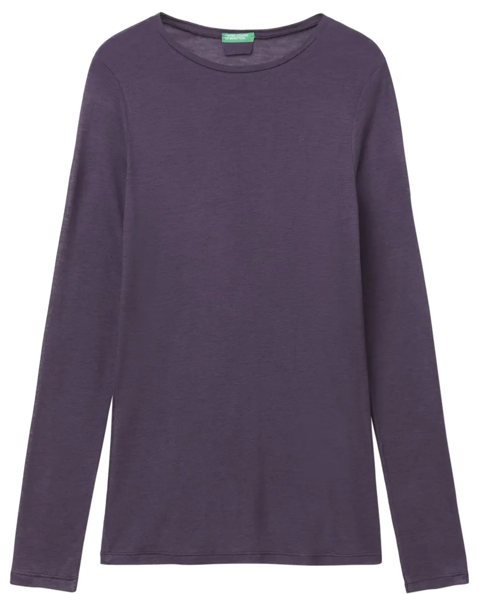 Benetton T-Shirt 3jib3m06i Maglietta Donna Viscosa Taglia L