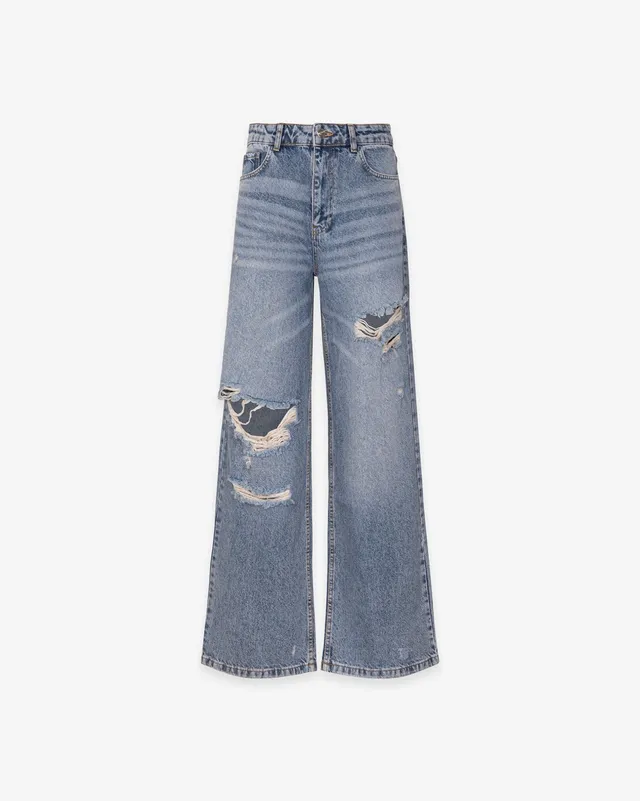 Hinnominate HMABW02684 jeans baggy blu chiaro cotone