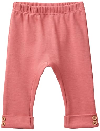 Benetton Leggings Rosa Cotone Vita Elastica Taglia 50