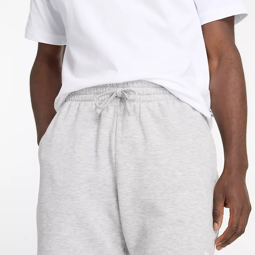 New Balance MS4152 Shorts Uomo Grigio Cotone French Terry