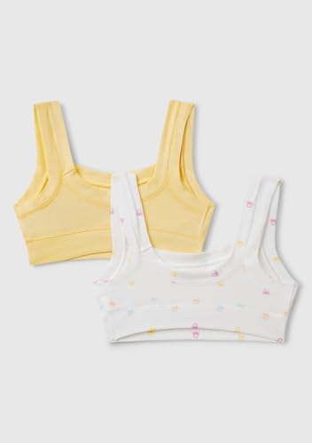 Benetton Reggiseno Bambina 130 Bipack in Cotone Organico