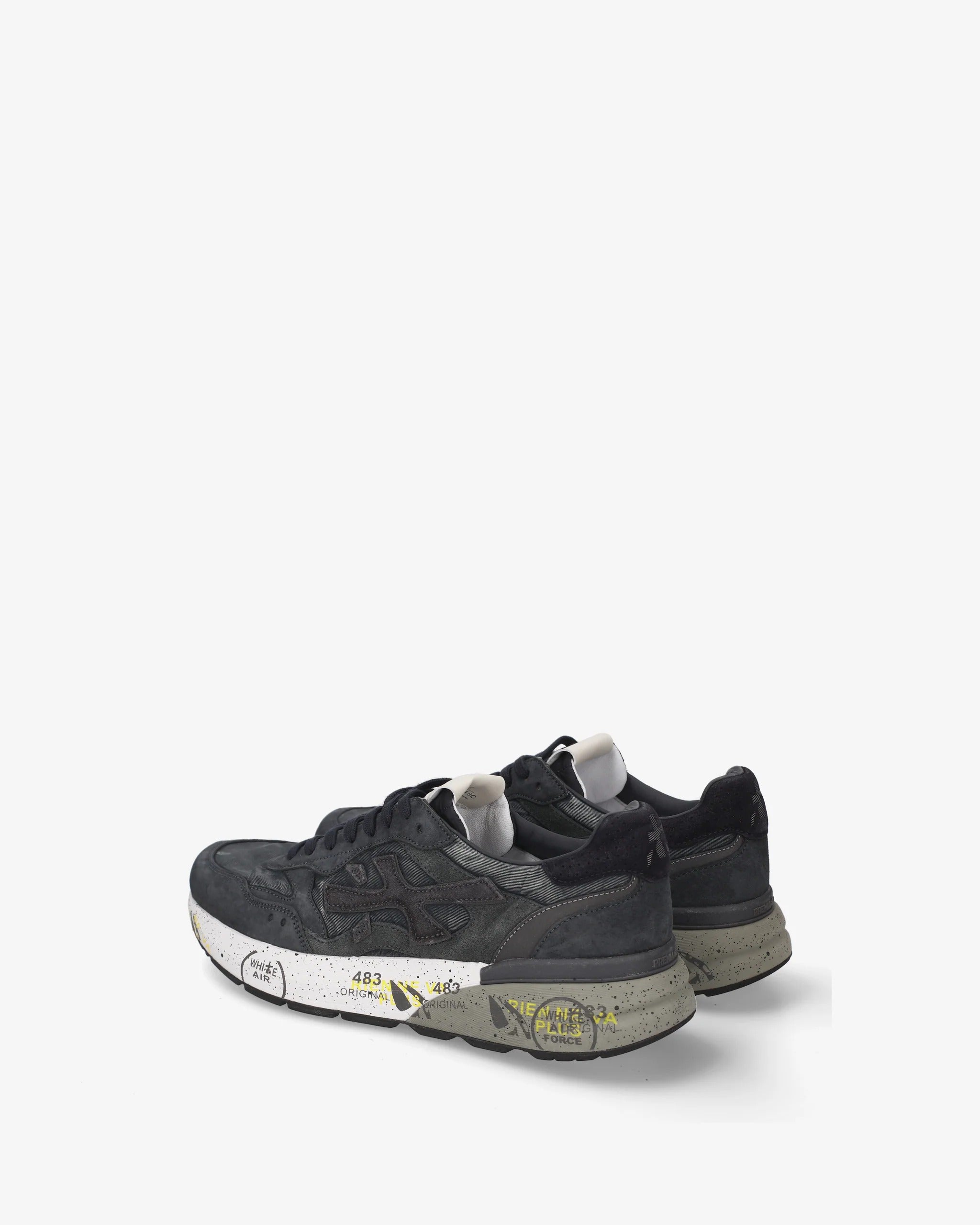 Premiata Mick 8448 sneaker uomo navy suede mesh