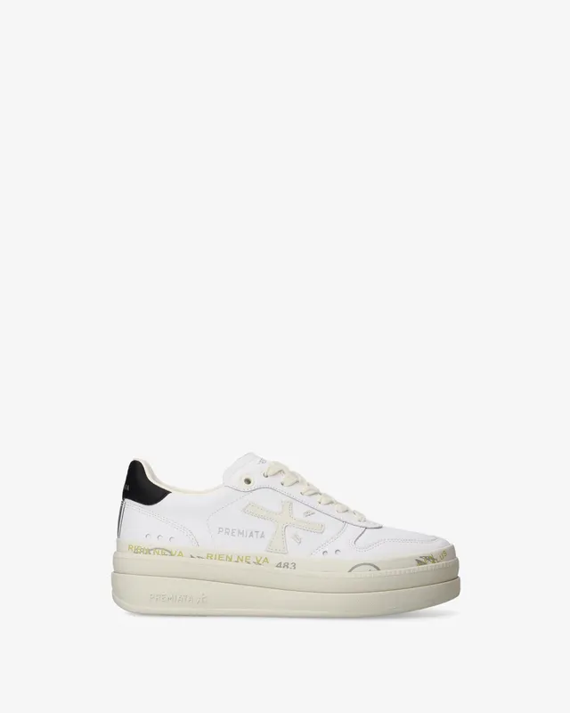 Premiata Micol 8197 Sneaker Donna Bianco Pelle Platform