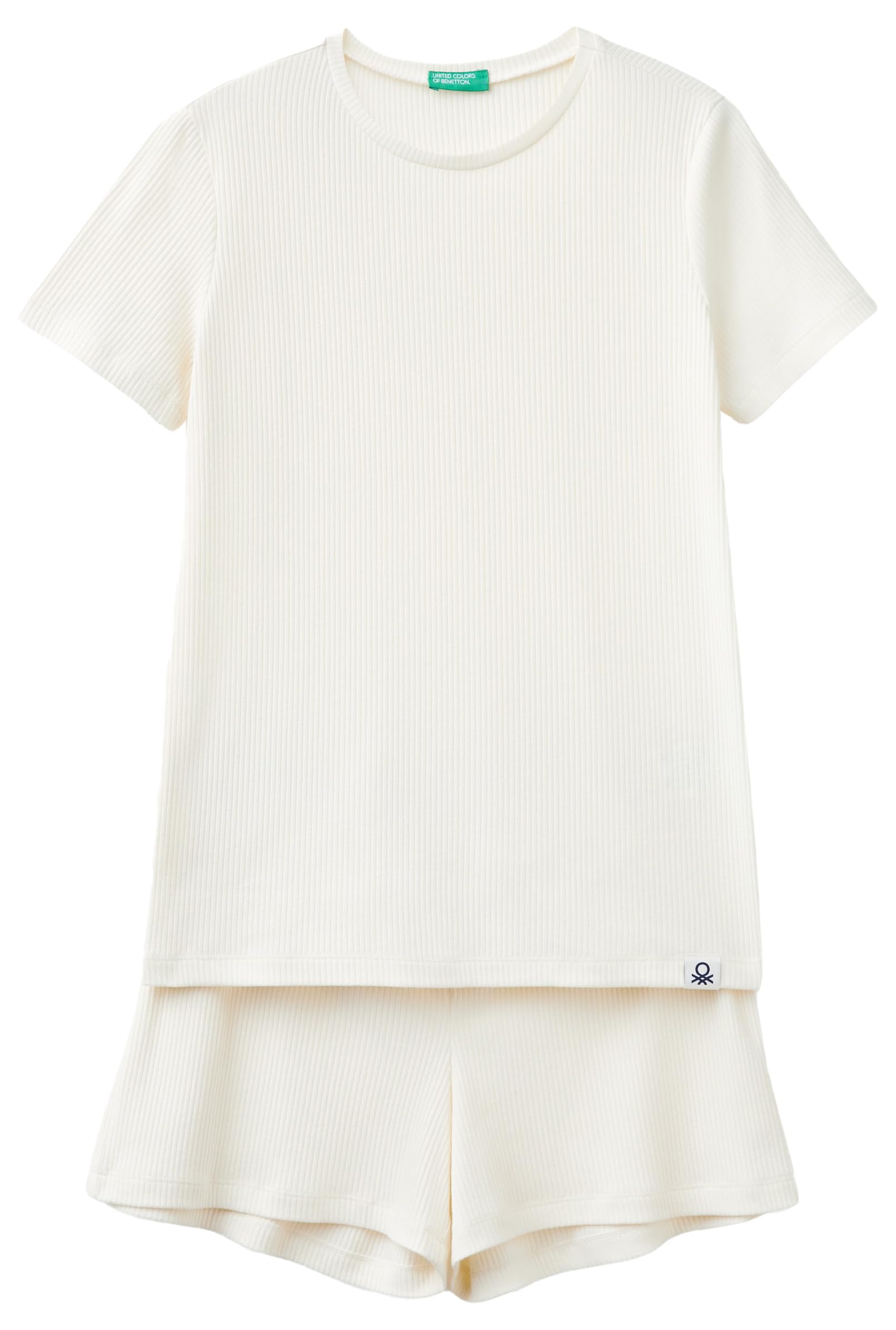 Benetton Intimo e Pigiami 32wa3p03a Set Pigiama Corto Donna Costina
